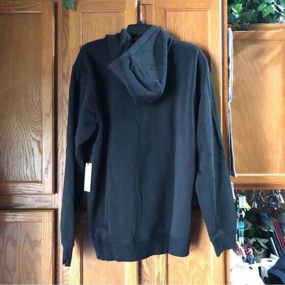 NWT Swet Tailor Stretch Fleece Zip Hooded Jacket Black - L - Picture 6 of 9